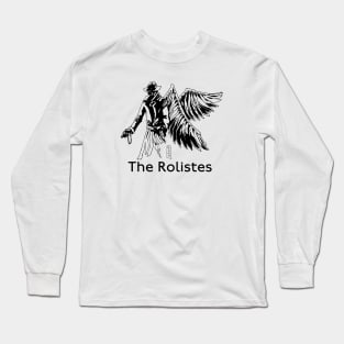 The Rolistes Podcast (Angel P.I. B&W) Long Sleeve T-Shirt